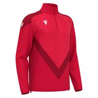 Anduin Training 1/4 Zip Top RED L Teknisk treningsgenser - Unisex