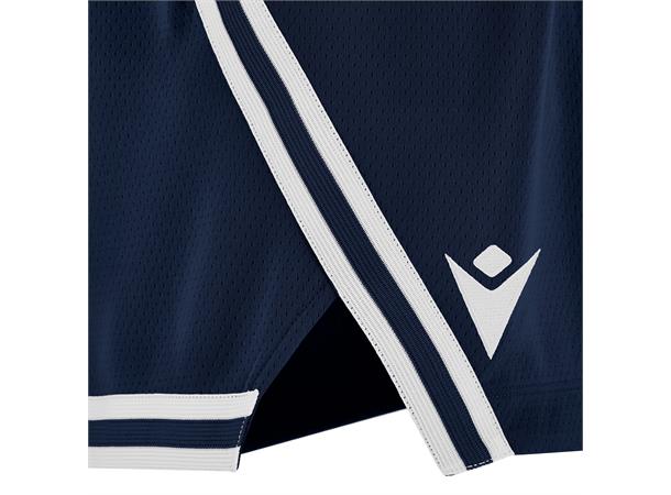 Kansas Basket Eco Shorts NAV/WHT 3XL Teknisk basketshorts - Unisex 