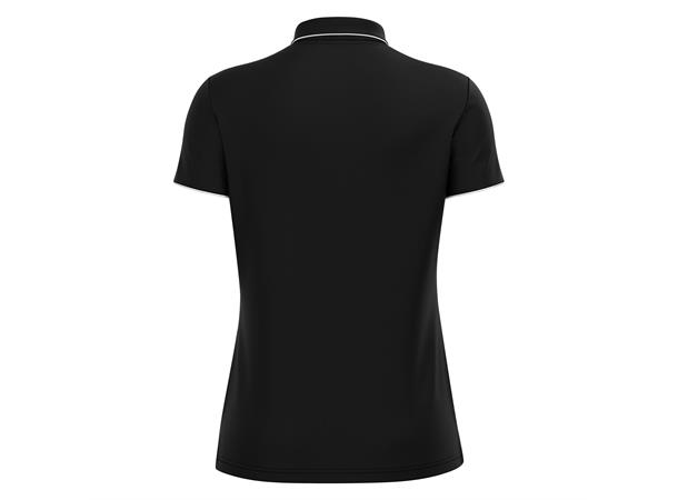 Melody polo BLK/WHT 3XS Poloskjorte - Dame 