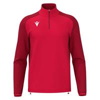 Isen Training 1/4 Zip Top RED XL Teknisk treningsgenser - Unisex